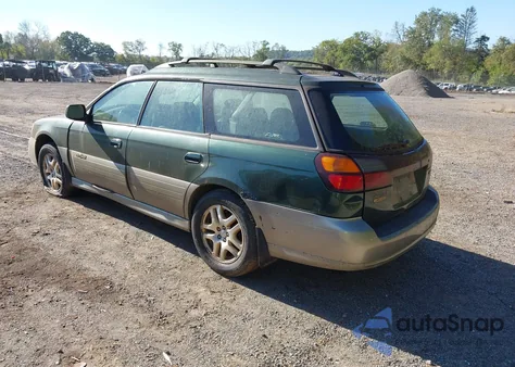 2000 Subaru Outback Limited из США, поврежденный, VIN 4S3BH6862Y7663585